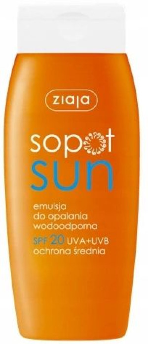 Ziaja Sopot Sun Emulsja Opalania Wodoodporna Sp20