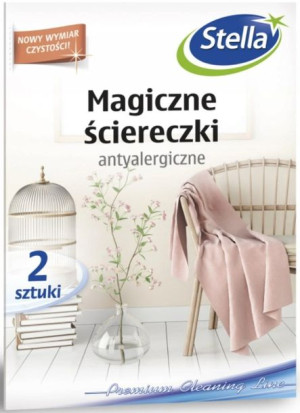 Stella Magiczne Ściereczki Antyalergiczne 2 Sztuki