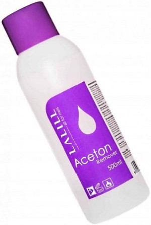 Aceton Kosmetyczny Remover Hybrydy Manicure 500Ml