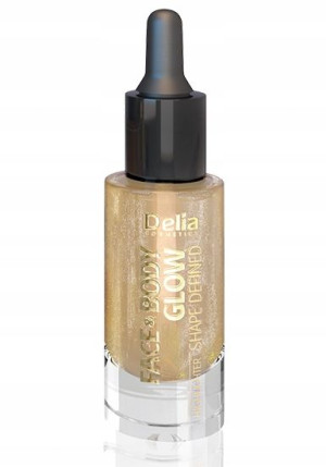 Delia Glow Defined Highlighter Płynny Rozświetlacz
