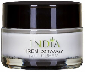 India Konopny Krem Do Twarzy Dzień Noc Cbd 50Ml