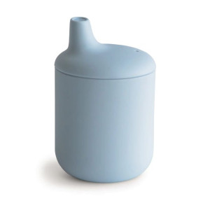 Kubek niekapek silikonowy Sippy Cup Powder Blue Mushie