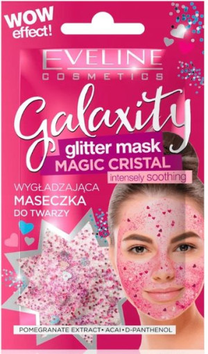 Eveline Galaxity Glitter Wygładzająca Maseczka