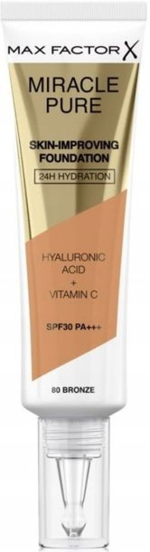 Max Factor Podkład Miracle Pure 80 Bronze 30Ml