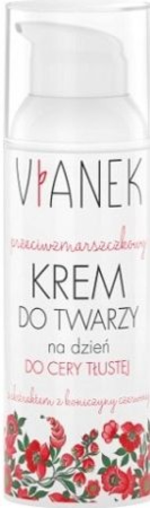 Vianek Przeciwzmarszczkowy Krem Dzień Cera Tłusta