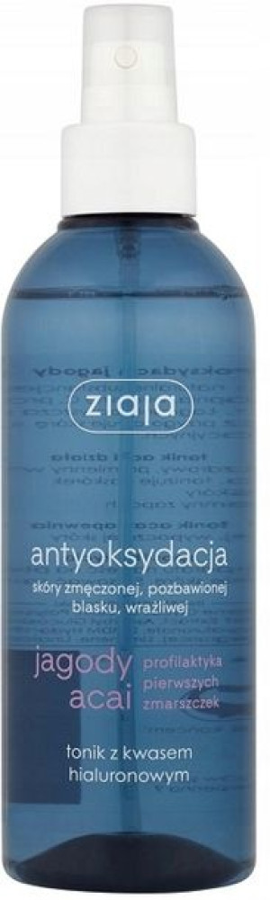 Ziaja Jagody Akai Tonik Kwasem Hialuronowym 200Ml