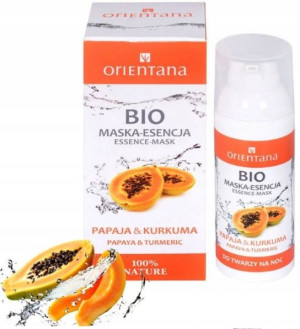 Orientana Bio Maska Esencja Papaja I Kurkuma 50Ml
