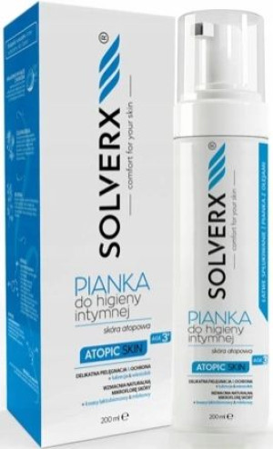 Solverx Pianka Do Higieny Intymnej Atopic 200Ml