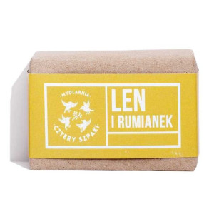 Mydlarnia 4Szpaki, Mydło LEN i RUMIANEK, 110g