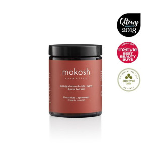 Mokosh, Brązujący balsam do ciała i twarzy Pomarańcza z Cynamonem, 180ml