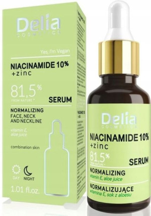 Delia Serum Normalizujące Niacynamid 10% + Cynk