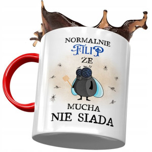 Kubek Czerwony dla Filipa Kolegi na Prezent
