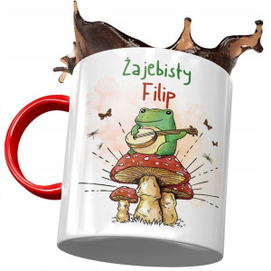 Kubek Czerwony dla Filipa Kolegi na Prezent