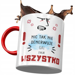 Kubek Czerwony Dla Gai Żony Przyjaciółki Prezent