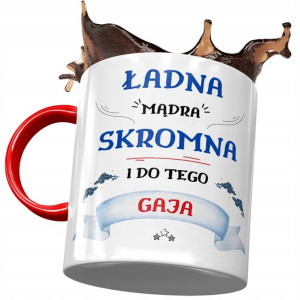 Kubek Czerwony Dla Gai Żony Przyjaciółki Prezent