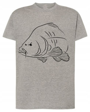 Karp Feeder Wędkarstwo T-shirt Nadruk Rozm.5XL