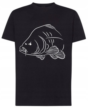 Karp Feeder Wędkarstwo T-shirt Nadruk Rozm.XS