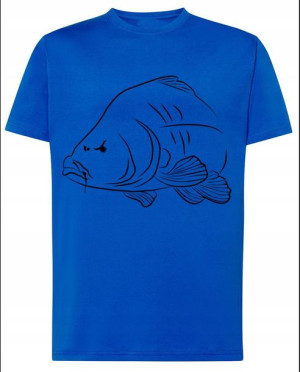 Karp Feeder Wędkarstwo T-shirt Nadruk Rozm.XXL