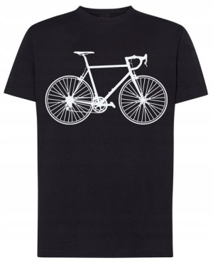 Kolarzówka Męski T-shirt Modny Nadruk Rozm.S