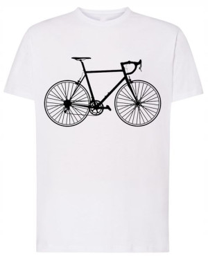 Kolarzówka Męski T-shirt Modny Nadruk Rozm.S