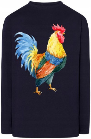 Kolorowy Kogut Męska Bluza Longsleeve Rozm.3XL