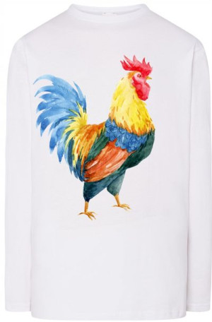 Kolorowy Kogut Męska Bluza Longsleeve Rozm.XXL