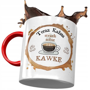 Kubek Czerwony Dla Kaliny Żony Przyjaciółki