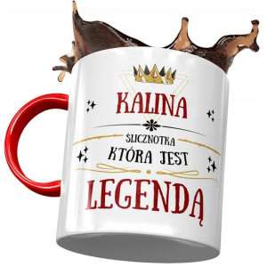 Kubek Czerwony Dla Kaliny Żony Przyjaciółki