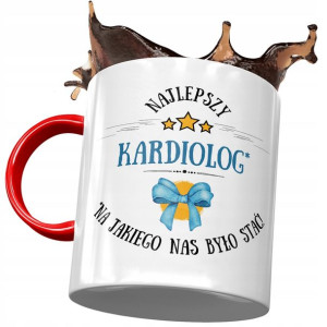 Kubek Czerwony Dla Kardiologa Najlepszy Kardiolog