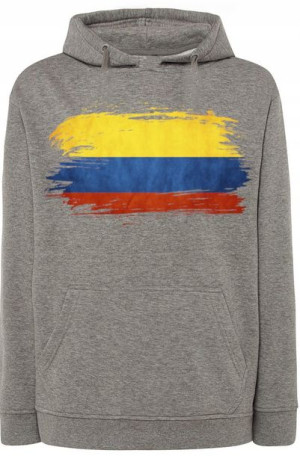 Kolumbia Męska Modna Bluza Kaptur Flaga r.5XL