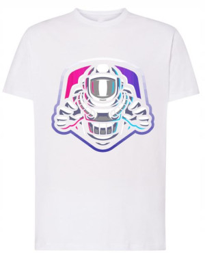 Koszulka fajny nadruk Kosmos Astronauta r. 4XL