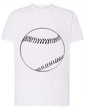 Koszulka męska nadruk piłka Baseball r.5XL
