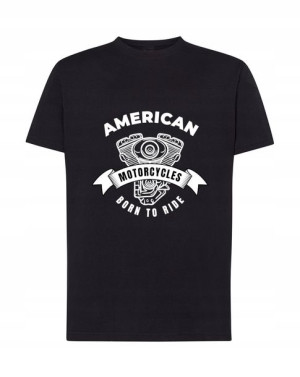Koszulka motocyklowa t-shirt Born To Ride Rozm.5XL