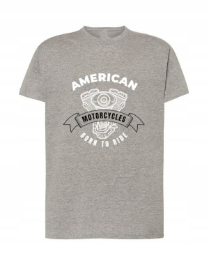 Koszulka motocyklowa t-shirt Born To Ride Rozm.M