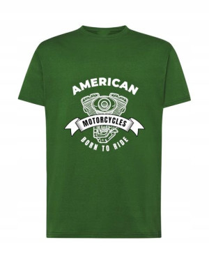 Koszulka motocyklowa t-shirt Born To Ride Rozm.XL