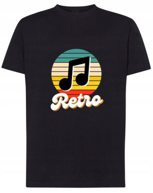 Koszulka muzyczna dla muzyka Retro r.3XL