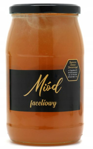 Miód Faceliowy Na Prezent Naturalny Swieży 1,2kg