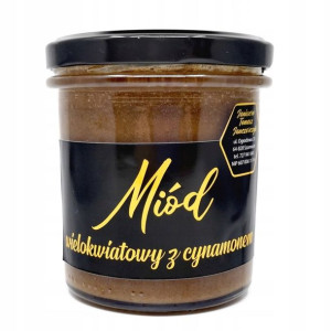 Miód Wielokwiatowy z cynamonem Pasieka Janczarczyk