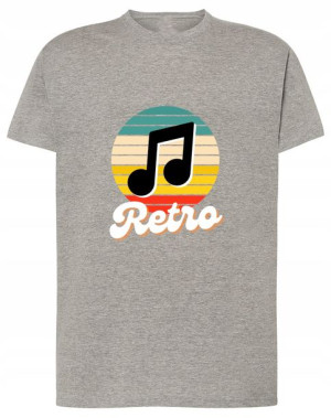 Koszulka muzyczna dla muzyka Retro r.XXL