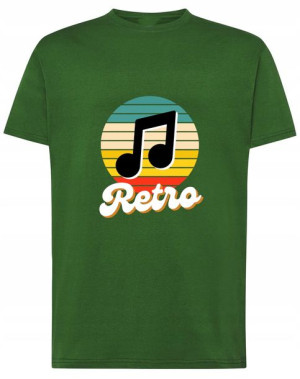 Koszulka muzyczna dla muzyka Retro r.XXL