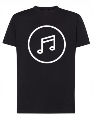Koszulka muzyczny nadruk Nutka muzyka r.XL