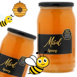 Naturalny Miód Lipowy Duży 1,2kg Swieży Z Polski