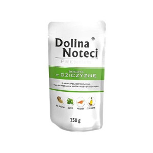 MOKRA KARMA DLA PSA Bogata w dziczyznę DOLINA NOTECI 150g