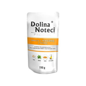 MOKRA KARMA DLA PSA Bogata w kaczkę z dynią DOLINA NOTECI 150g