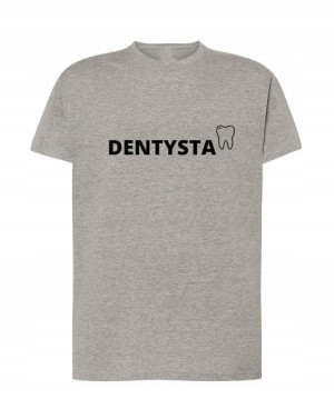 Koszulka T-Shirt męski nadruk Dentysta Rozm.3XL