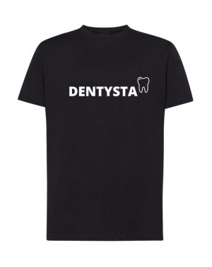 Koszulka T-Shirt męski nadruk Dentysta Rozm.5XL