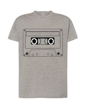 Koszulka T-shirt Muzyczny Nadruk Kaseta Rozm S