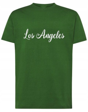 Koszulka T-Shirt napis nadruk Los Angeles Rozm.XL
