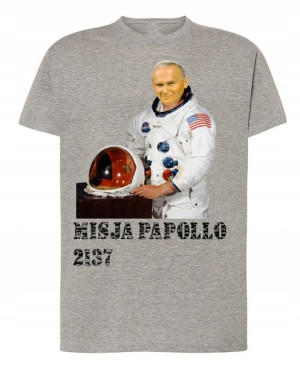 Koszulka T-Shirt Papaj Papież 2137 Śmieszny r.4XL