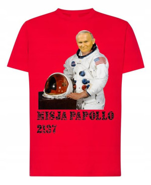 Koszulka T-Shirt Papaj Papież 2137 Śmieszny r.5XL